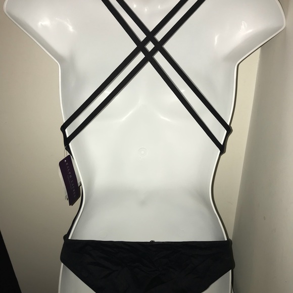 Purple label Ralph Lauren black bathing suit. - Picture 5 of 5